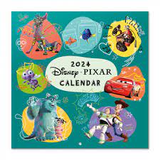 Pixar - Pixar Movies 2024 Square Calendar (Multi in the group OTHER / -Start Merch at Bengans Skivbutik AB (4406470)