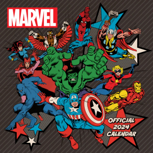 Marvel - Marvel 2024 Square Calendar in the group MERCH / Calender 2024 at Bengans Skivbutik AB (4406491)