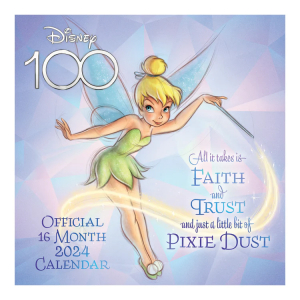 Disney - Disney 100 Years Special  Square 2024 Ca in the group MERCH / Calender 2024 at Bengans Skivbutik AB (4406494)