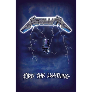Metallica - Ride The Lightning Textile Poster in the group OTHER / Merchandise at Bengans Skivbutik AB (4408526)