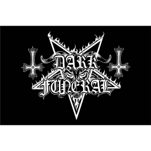Dark Funeral - Logo Textile Poster in the group MERCHANDISE / Merch / Hårdrock at Bengans Skivbutik AB (4408530)