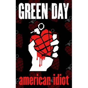 Green Day - American Idiot Textile Poster in the group MERCHANDISE / Merch / Punk at Bengans Skivbutik AB (4408533)