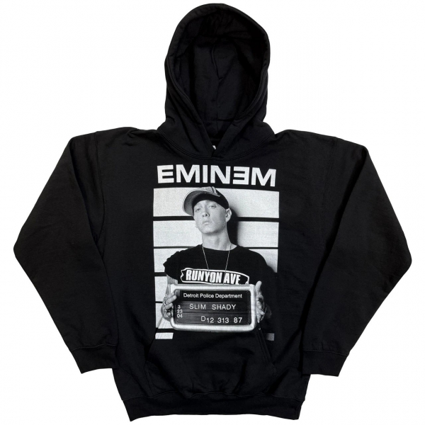 Eminem - Arrest (Black) Uni Pullover Hoodie in the group MERCH / Clothing / Hoodies at Bengans Skivbutik AB (4414490r)