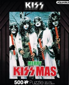 Kiss - Merry Kissmas 500 pc Jigsaw Puzzle in the group MERCHANDISE / Merch / Hårdrock at Bengans Skivbutik AB (4414653)