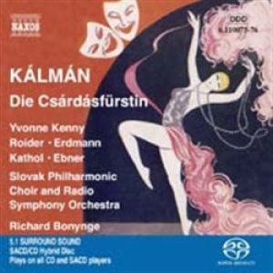 Kalman Emmerich - Czardasfurstinnan in the group MUSIK / SACD / Klassiskt at Bengans Skivbutik AB (460738)