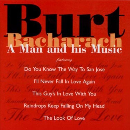 Burt Bacharach - Man And His Music in the group CD / Pop at Bengans Skivbutik AB (504043)