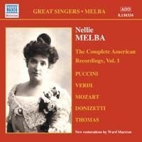Melba Nellie - American Recordings Vol 1 in the group CD / Klassiskt at Bengans Skivbutik AB (507595)