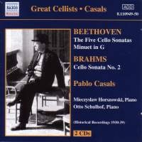 Beethoven/Brahms - Cello Sonatas in the group CD / Klassiskt at Bengans Skivbutik AB (509682)