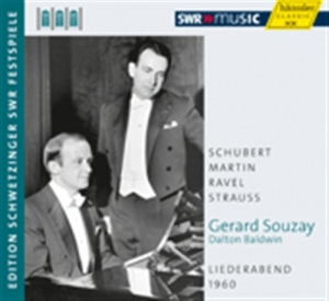 Schubert / Martin / Ravel / R Strau - Duo Recital 1960 in the group Externt_Lager /  at Bengans Skivbutik AB (515522)