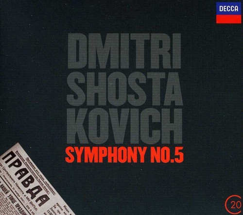 Sjostakovitj - Symfoni 5 + Kammarsymfonin in the group CD / Klassiskt at Bengans Skivbutik AB (516075)