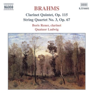 Brahms Johannes - Clarinet Quintet String Quarte in the group Externt_Lager /  at Bengans Skivbutik AB (516425)