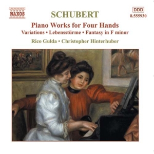 Schubert Franz - Piano Works For Fourhands in the group Externt_Lager /  at Bengans Skivbutik AB (520653)