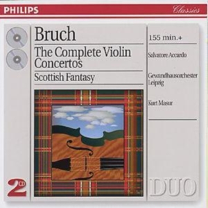 Bruch - Violinkonserter Samtl in the group CD / Klassiskt at Bengans Skivbutik AB (527546)