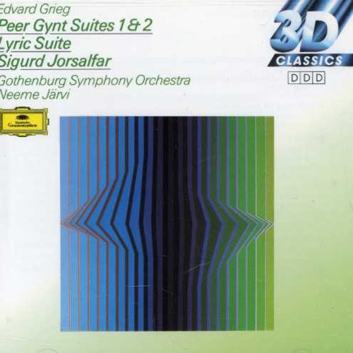 Grieg - Peer Gynt + Lyrisk Svit + Sigurd J in the group CD / Klassiskt at Bengans Skivbutik AB (537937)