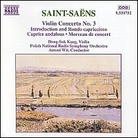 Saint-Saens Camille - Violin Concerto No 3 in the group CD / Klassiskt at Bengans Skivbutik AB (540769)