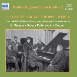 Various - Welte-Mignon Piano Rolls 2 in the group CD / Klassiskt at Bengans Skivbutik AB (542752)