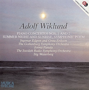 Wiklund Adolf - Pianokonsert Nr 1 & 2 in the group CD / Övrigt at Bengans Skivbutik AB (544876)