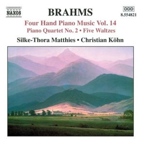 Brahms Johannes - Four Hand Piano Music 14 in the group Externt_Lager /  at Bengans Skivbutik AB (545456)