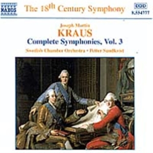 Kraus Joseph Martin - Complete Symphonies Vol 3 in the group Externt_Lager /  at Bengans Skivbutik AB (548993)