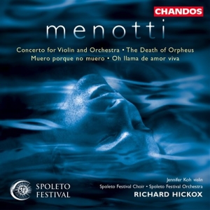 Menotti - Concerto For Violin & Orchestr in the group CD / Klassiskt at Bengans Skivbutik AB (5503064)