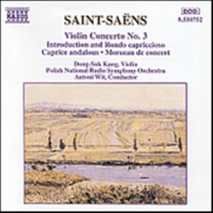 Saint-Saens Camille - Violin Concerto No 3 in the group CD / Klassiskt at Bengans Skivbutik AB (5503223)
