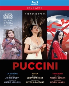 Puccini G. - La Bohème, Tosca & Turandot (Bd) in the group DVD & BLU-RAY at Bengans Skivbutik AB (5503340)