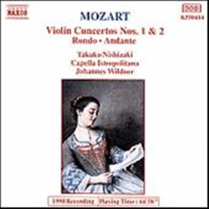 Mozart W A - Violin Concertos 1 & 2 in the group CD / Klassiskt at Bengans Skivbutik AB (5503755)