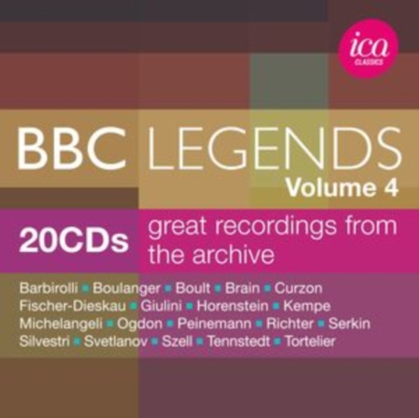 Nadia Boulanger Clifford Curzon C - Bbc Legends, Vol. 4 (20 Cd) in the group Externt_Lager / at Bengans Skivbutik AB (5503903)