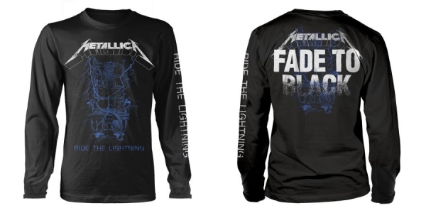 Metallica - L/S Fade To Black (M) in the group MERCH / Clothing / T-shirts at Bengans Skivbutik AB (5507709)