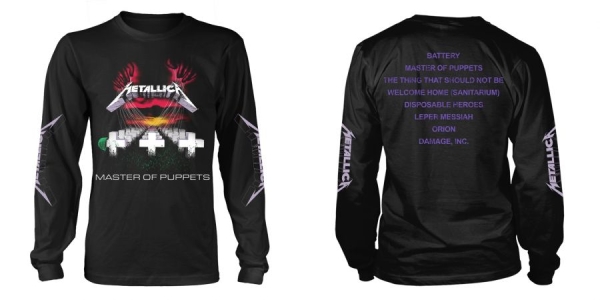 Metallica - L/S Master Of Puppets (Xxl) in the group MERCH / Clothing / T-shirts at Bengans Skivbutik AB (5507772)