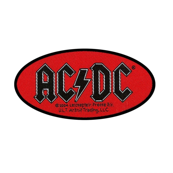 Ac/Dc - Patch - Oval Logo in the group MERCH / Accessories / Patches at Bengans Skivbutik AB (5508626)