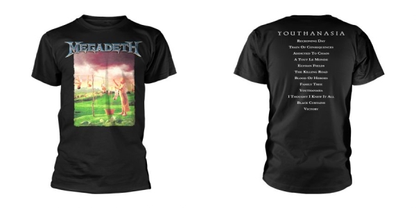 Megadeth - T/S Youthanasia (M) in the group MERCHANDISE / T-shirt / Heavy Metal at Bengans Skivbutik AB (5508939)
