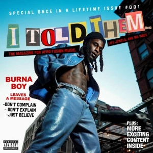 Burna Boy - I Told Them... in the group VINYL / World Music at Bengans Skivbutik AB (5509459)