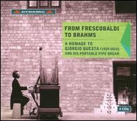 Giorgio Questa - From Frescobaldi To Brahms in the group CD / Klassiskt at Bengans Skivbutik AB (5509894)