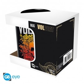 Volbeat - Mug - 320 Ml - Skull And Roses  in the group MERCHANDISE / Merch / Hårdrock at Bengans Skivbutik AB (5510710)