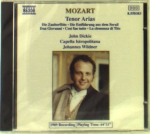 Mozart Wolfgang Amadeus - Tenor Arias in the group CD / Klassiskt at Bengans Skivbutik AB (5511061)
