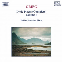 Grieg Edvard - Lyric Pieces Vol 3 in the group CD at Bengans Skivbutik AB (5511068)