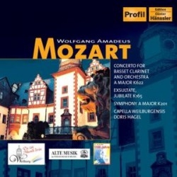 Mozart - Concerto For Basset Clarinet in the group CD / Klassiskt at Bengans Skivbutik AB (5511454)