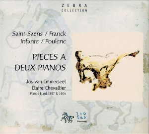 Saint-Saens / Franck / Poulenc : Im - Pieces At 2 Pianos in the group CD / Klassiskt at Bengans Skivbutik AB (5511475)
