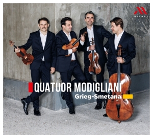 Quatuor Modigliani - Grieg-Smetana in the group OUR PICKS / Friday Releases / Friday the 12th Jan 24 at Bengans Skivbutik AB (5512148)