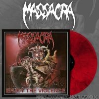 Massacra - Enjoy The Violence (Red Marbled Vin in the group OUR PICKS / Friday Releases / Friday the 16th February 2024 at Bengans Skivbutik AB (5512160)