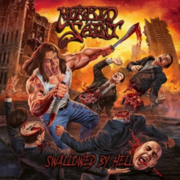 Morbid Saint - Swallowed By Hell (Red Vinyl Lp) in the group OUR PICKS / Friday Releases / Friday The 9th February 2024 at Bengans Skivbutik AB (5512245)