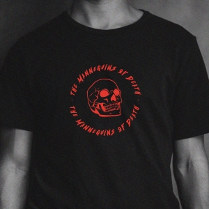 The Mannequins Of Death - T-Shirt Black, Skull L in the group MERCHANDISE / T-shirt / Pop-Rock at Bengans Skivbutik AB (5512679)