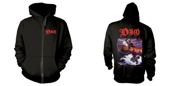 Dio - Zip-Hood - Holy Diver (S) in the group MERCH / Clothing / Hoodies at Bengans Skivbutik AB (5513159)