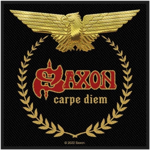 Saxon - Carpe Diem Standard Patch in the group MERCHANDISE / Accessoarer / Hårdrock at Bengans Skivbutik AB (5513954)