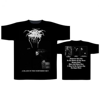 Darkthrone - T/S A Blaze In The Northern Sky/Alb in the group MERCH / Clothing / T-shirts at Bengans Skivbutik AB (5514037)