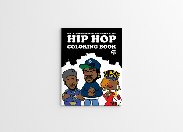 Mark 563 - Hip Hop Coloring Book in the group OTHER / Övrigt / at Bengans Skivbutik AB (5514391)