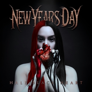 New Years Day - Half Black Heart in the group OUR PICKS / Friday Releases / Friday the 1st of Mars 2024 at Bengans Skivbutik AB (5514656)