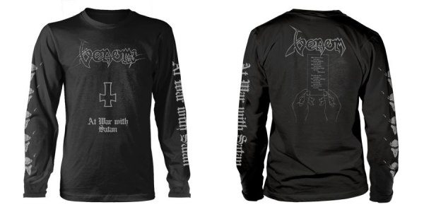Venom - L/S At War With Satan (L) in the group MERCH / Clothing / T-shirts at Bengans Skivbutik AB (5515421)