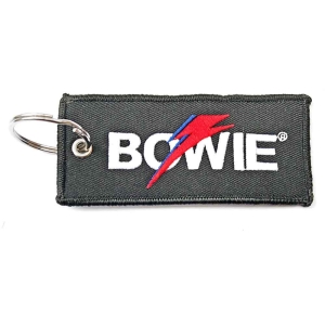 David Bowie - Keychain: Flash Logo (Double Sided) in the group MERCHANDISE / Keyring / Pop-Rock at Bengans Skivbutik AB (5516009)